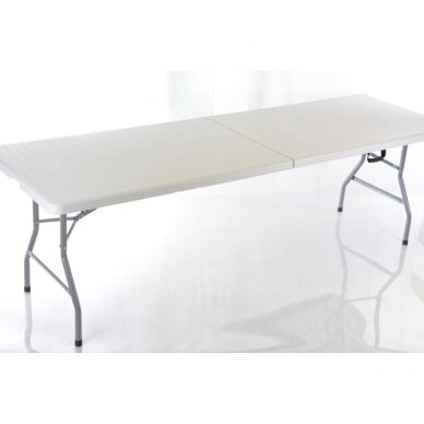 Foldable table 244X76cm PICNIC WHITE