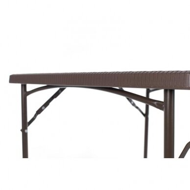 Foldable table 78x78 cm SQUARE RATTAN 3