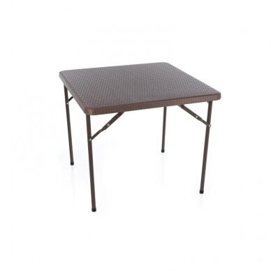 Foldable table 78x78 cm SQUARE RATTAN