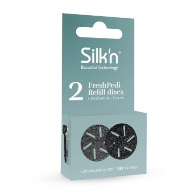 Скребковые диски для ножного скребка Silk'n FreshPedi Medium&Rough (2 шт.) 1