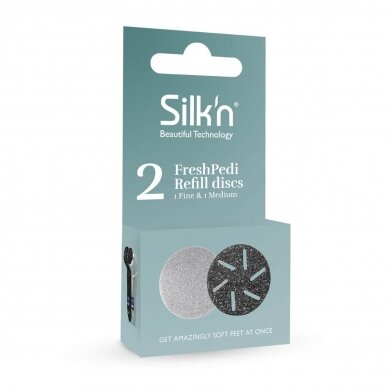 Peelingscheiben für Fußpeeling Silk'n FreshPedi Soft&Medium (2 Stk.) 1