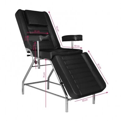 Tattoo chair INK (Black) 5