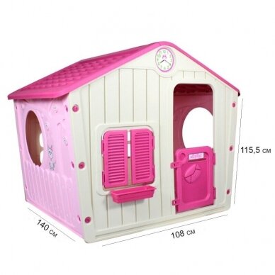 Laste majake Country Playhouse Starplay Pink 5