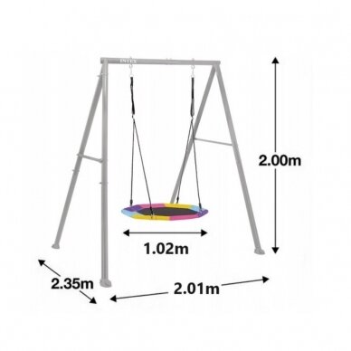 Bērnu dārza šūpoles Intex Kids Swing Set 44112 3