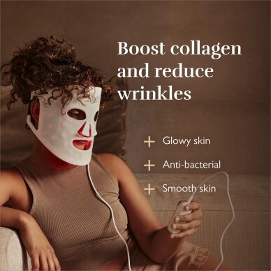 LED maska ​​odmładzająca skórę twarzy Silk'n Face Mask 100 5