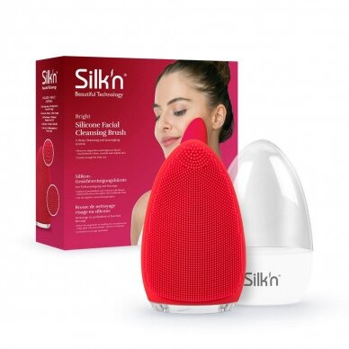 Facial cleansing device Silk'n Bright Red