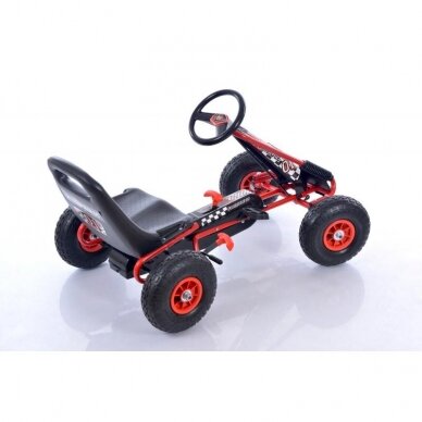 Картинг-веломобиль Go-Kart A-15 Red (для детей 3-8 лет) 1
