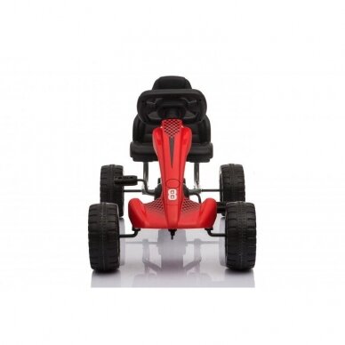 Bērnu velomobilis Go-Kart 1801 Red (bērniem no 3 līdz 6 gadiem) 3