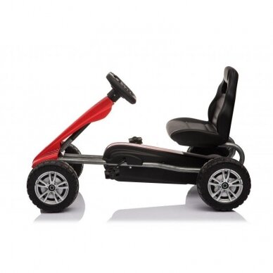 Laste velomobiil Go-Kart 1801 Red (lastele 3-6 aastat) 2