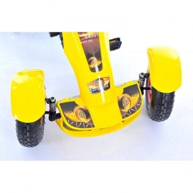 Karting velomobiil Go-Kart F618 Yellow (lastele 4-10 aastat) 7