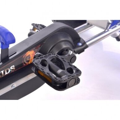 Velokarts-velomobilis Go-Kart F618 Blue (bērniem no 4 līdz 10 gadiem) 7