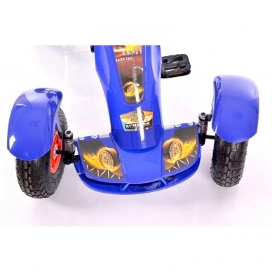 Lasten velomobiili Go-Kart F618 Blue (lapsille 4-10 vuotta) 2