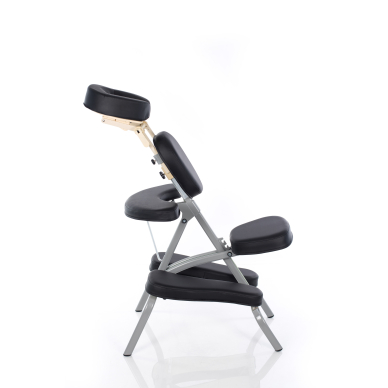 Stool for vertical massage and tattooing Professional (Black) 2