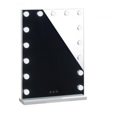 Make-up mirror with LED light HOLLYWOOD 43x58cm 1